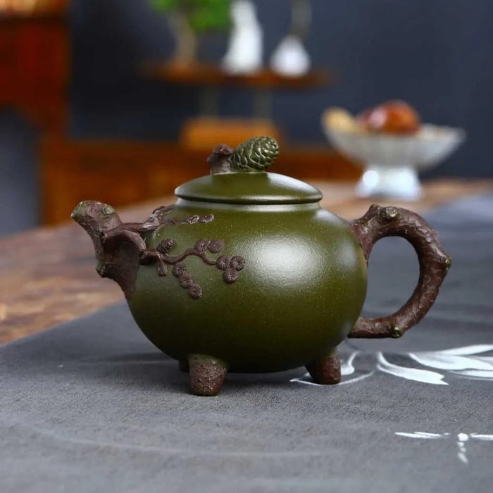 全手工宜兴紫砂茶壶 [汉方] (老紫泥 - 270ml) - 图片 4
